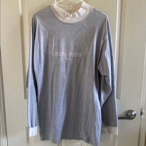 Guess Jeans USA Gray Long Sleeve Shirt